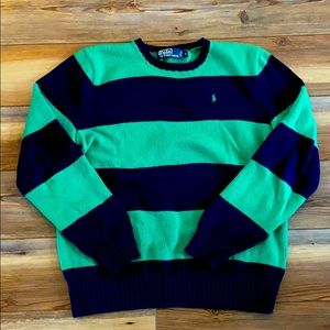Men’s Polo Crewneck Sweater